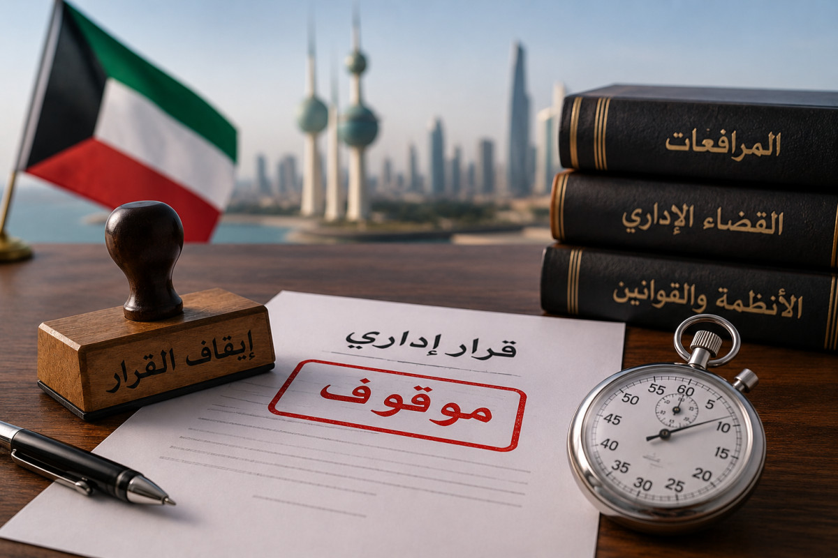 شلون أوقف قرار بسرعة في الكويت؟