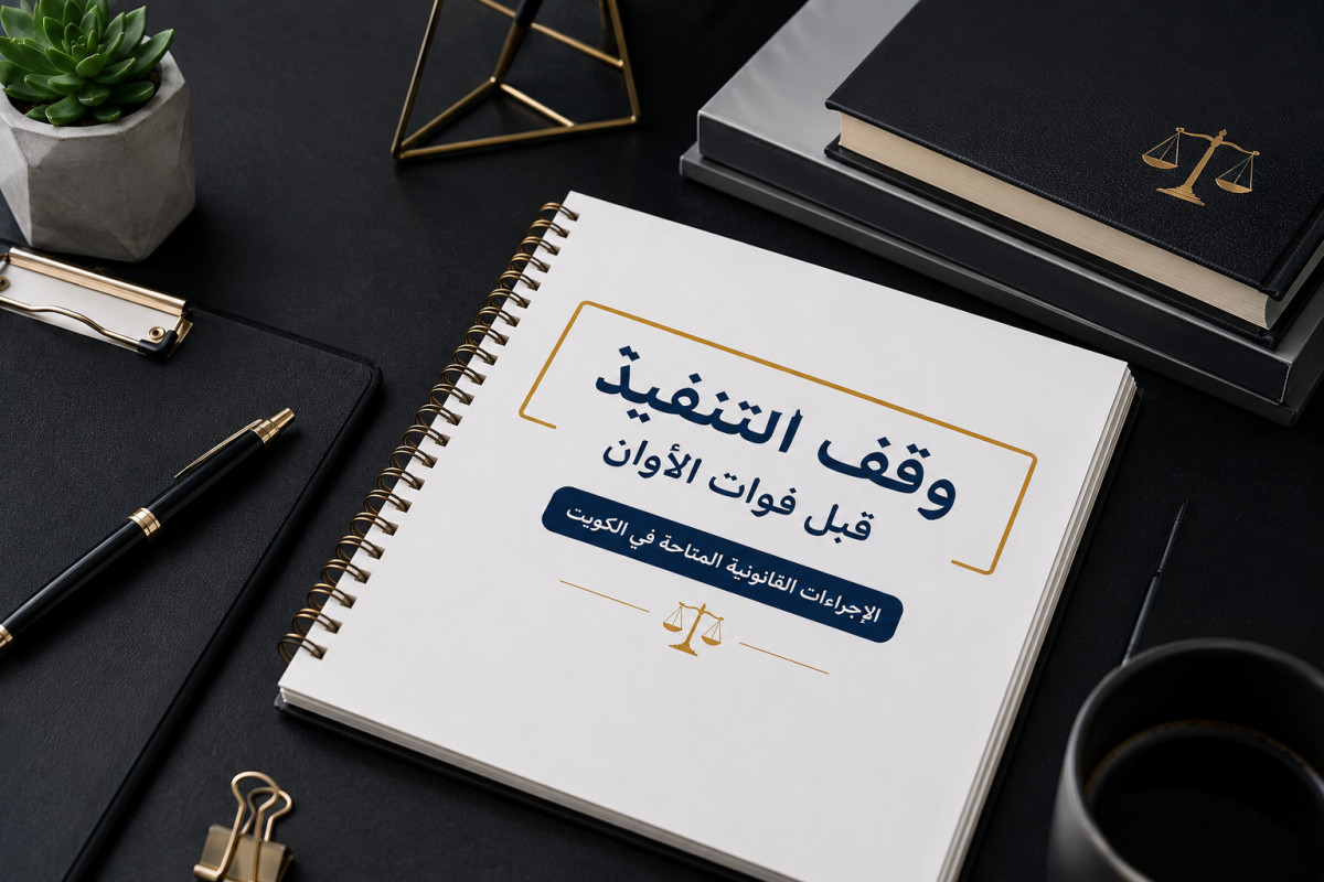 أقدر أوقف التنفيذ في الكويت قبل فوات الأوان؟